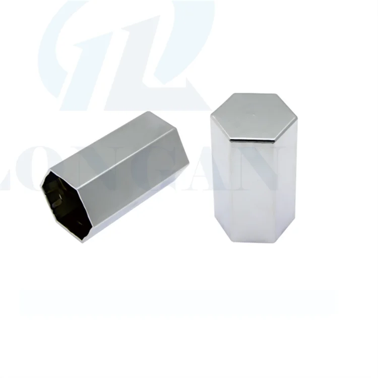 33mm Truck ABS Thread on Nut Cover ABS Chrome Cap Wheel Lug Nut Cover
