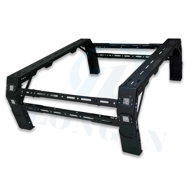 Customizable 4x4 Pickup Steel Cargo Carrier Basket Car Roof Rack For Nissan Titan Dodge Ram 1500 Trucks Bed Rack