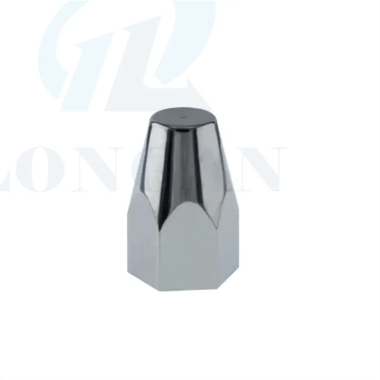 Custom Truck ABS Chrome Super Spike Thread on Wheel Lug Nut Cover