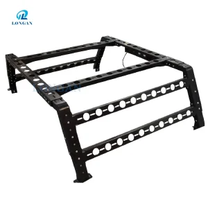 Pickup Universal Rear Truck Rack Roll Bar With LED Light For F150