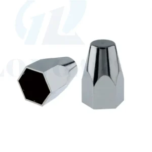 Custom Truck ABS Chrome Super Spike Thread on Wheel Lug Nut Cover