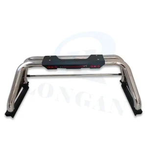 Exterior Accessories Stainless Steel Short Roll Bar With Warning Light For F150 F250 F350